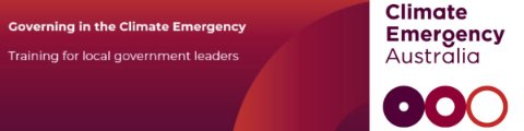 Governing in Climate Emergency - training for Leaders