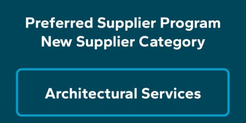 New Preferred Supplier Category - Architectural Services