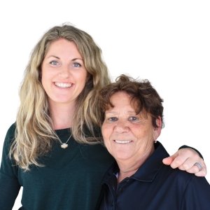 Cindy Ballard and Sarah Visser