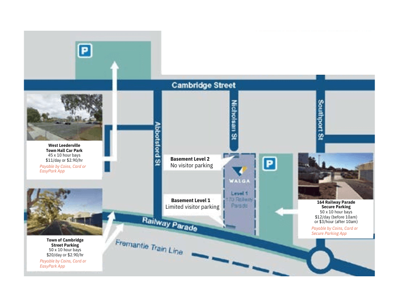 WALGA Carpark map
